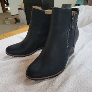 Black SOUL Naturalizer Wedge Booties